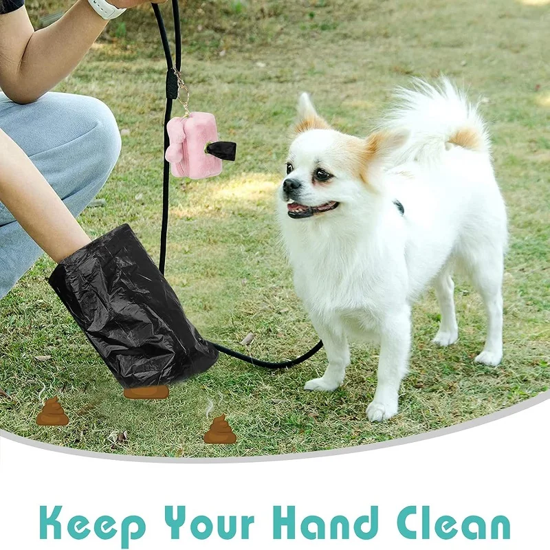Hundekotbeutel, auslaufsicher, biologisch abbaubar, ideal für Spaziergänge, tragbar, für Katzen und Hunde, für die Reinigung im Freien, Haustierzubehör. – Detail 6
