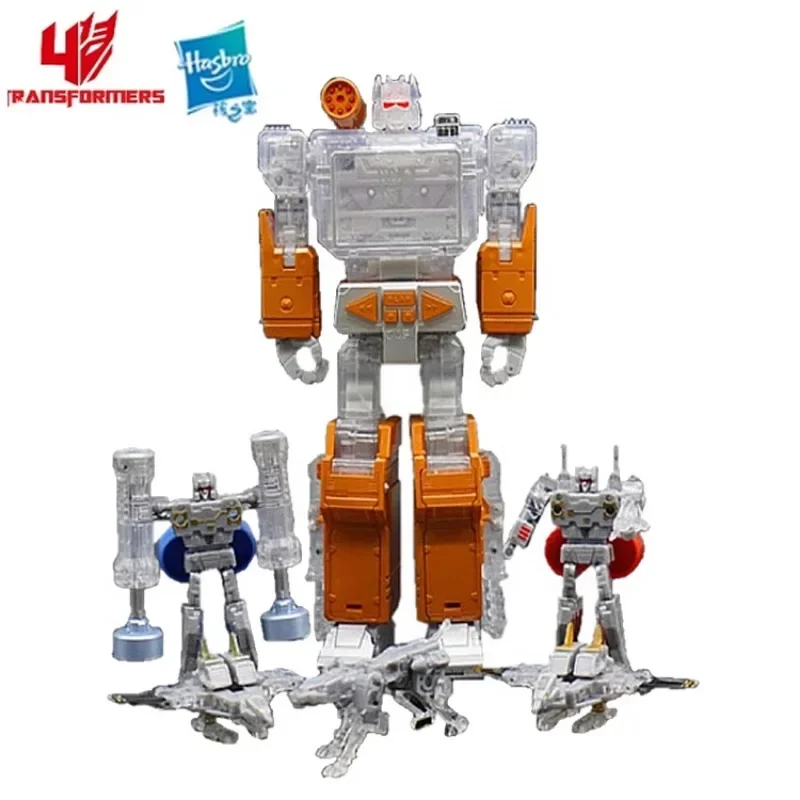 TransDevices Studio Series Robot Toy, Hasbro Platinum Master, Transparent MP13 Soundwave Limited avec 5 bandes, Hobby Gift, En stock