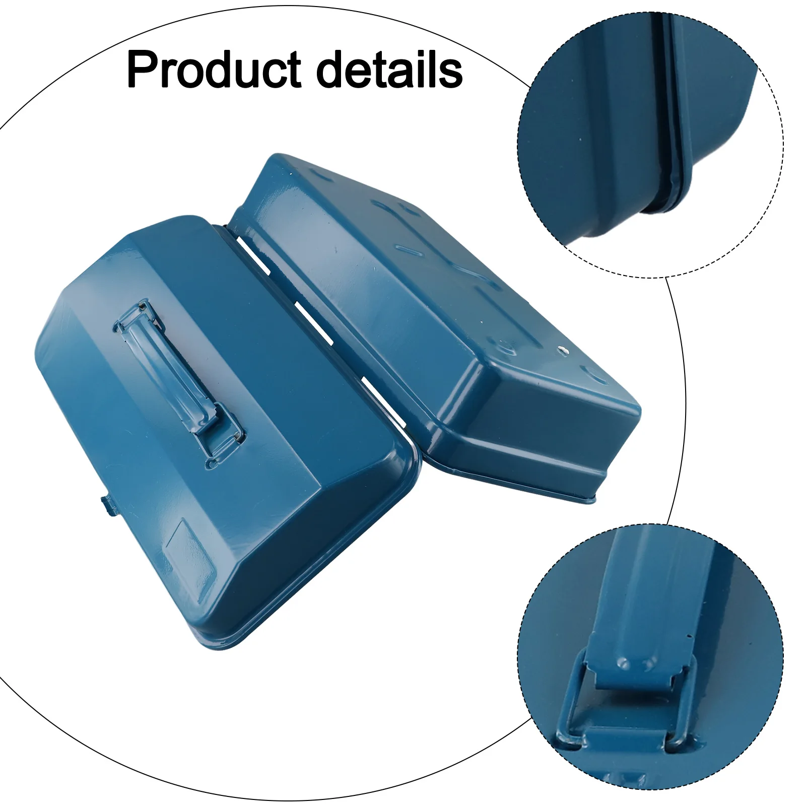Portable Toolbox with Comfortable Roller Handle Suitable for Various Applications in Garage or Household Settings