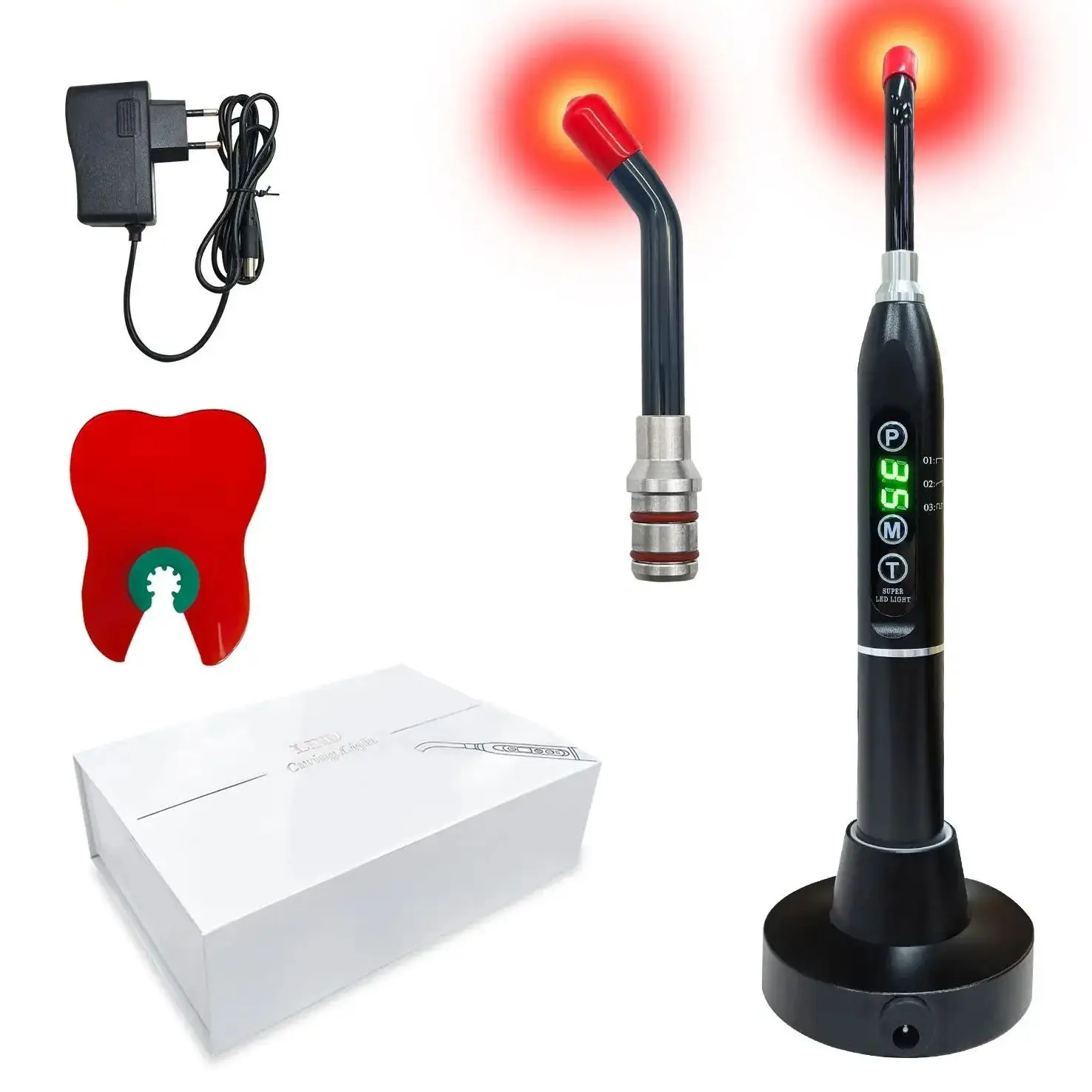 660nm Red & 850nm Infrared Light Therapy Device Effective Treatment for Cold Sores on Lips Canker Sores Hand Knee Joint Pain