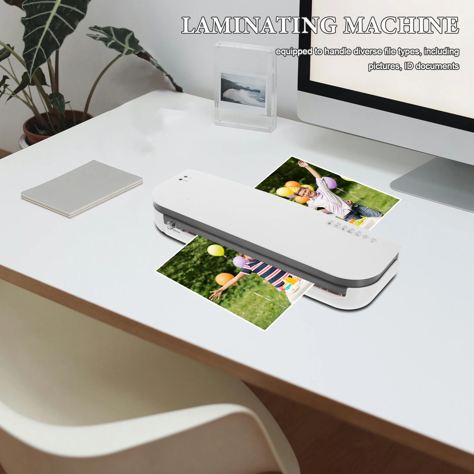 

Sl289 Thermal Laminating Machine Photo Document Card Laminator Quick Warm Up Home Office School Use Efficient Versatile