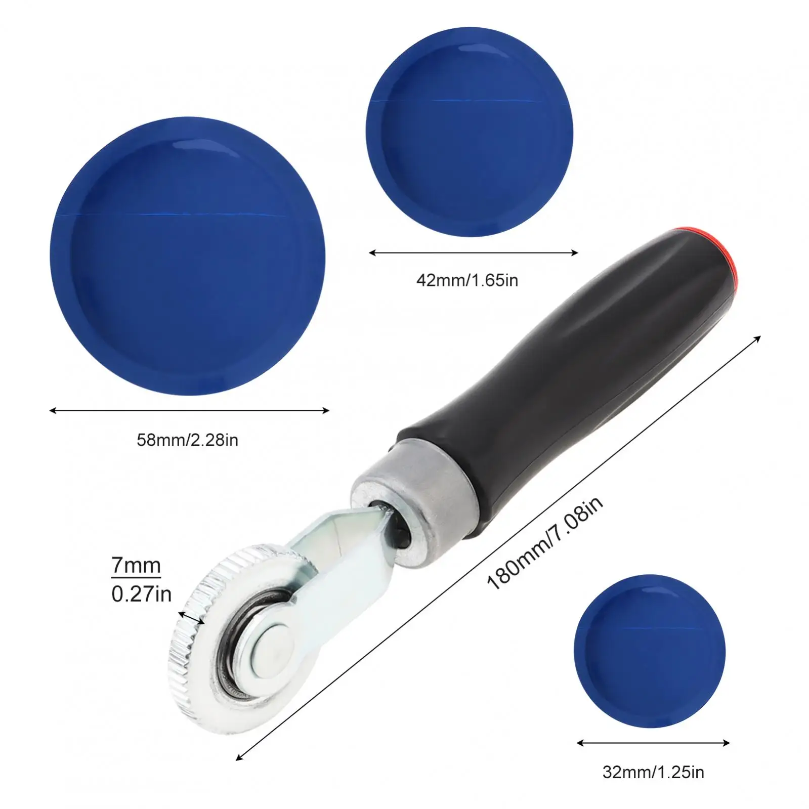 60 Stuks 32Mm 42Mm 58Mm Natuurlijke Rubber Bandenpatches Voor Auto 'S Vrachtwagens Motorfietsen Elektrische Fietsen Met Band Patch Roller