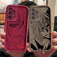 Tomoe icons Anime Cover For Samsung Galaxy A73 A72 A71 A56 A55 A35 A25 A54 A53 A52 A51 A32 Eye Ladder Phone Case