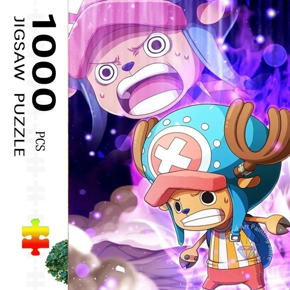 

Пазл из 500 деталей для взрослых ONE PIECE Тони Тони Чоппер, бумажные пазлы, декор для дома, украшение для стен, праздничный подарок
