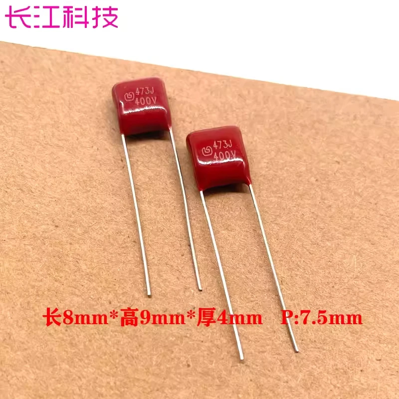CBB21 CBB22 MPP polypropylene 473 0.047uf 47nf 400v film capacitor CL21 P7.5