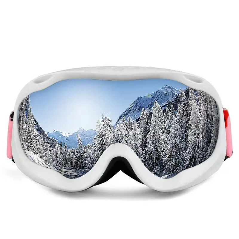 Professional Ski Glasses, Double-Sided Anti-Fog Lenses, Medium-Size, Goggles for Teenagers and Adults