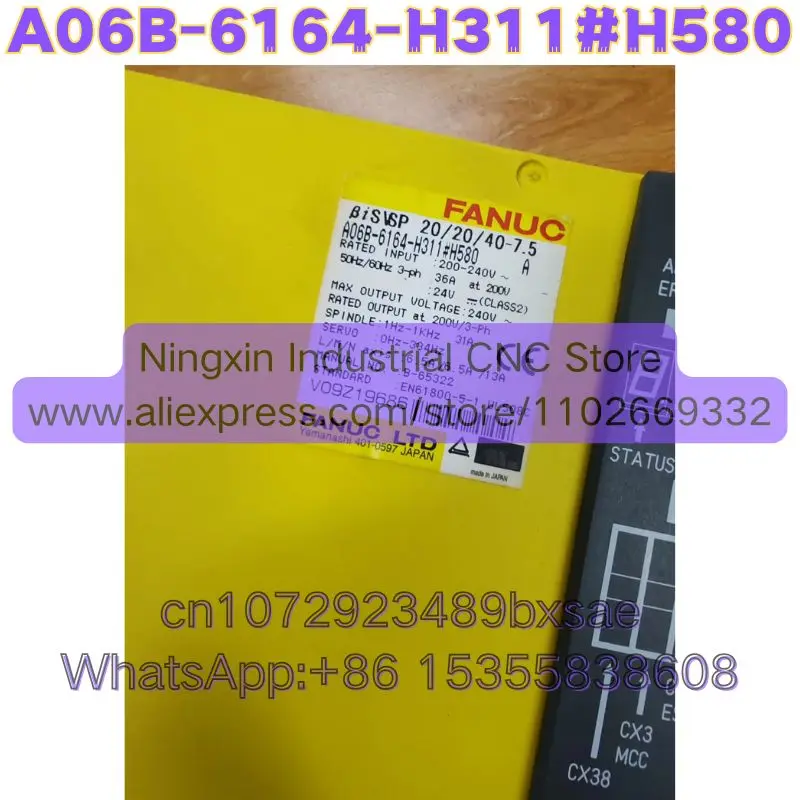 Used A06B-6164-H311#H580 Function Intact