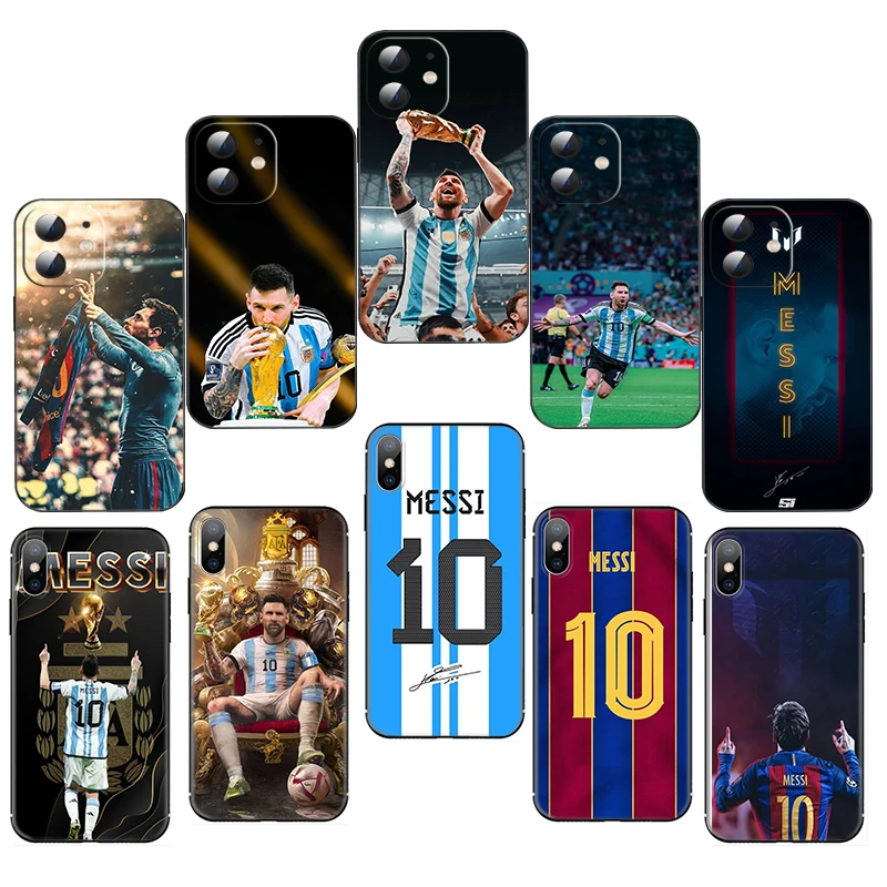 

GG9 Footballer M-Messis Soft Silicone Case for Samsung Galaxy A10 A10s A20 A30 A20S A40S A50 A50S A70 A81 A82 A91 Caver