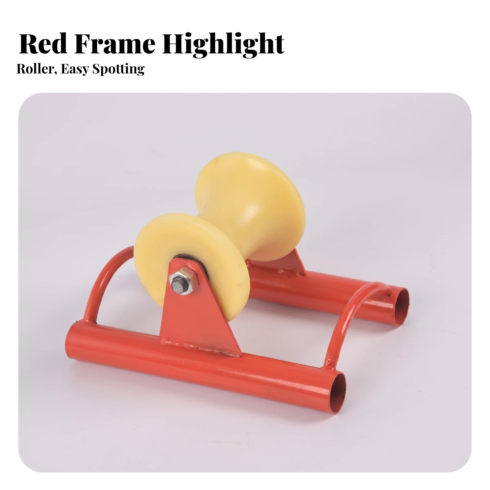Cable Laying Roller Heavy-Duty Straight Cable Roller Compact Low-Friction for Electrical Installers, Conduit Installation