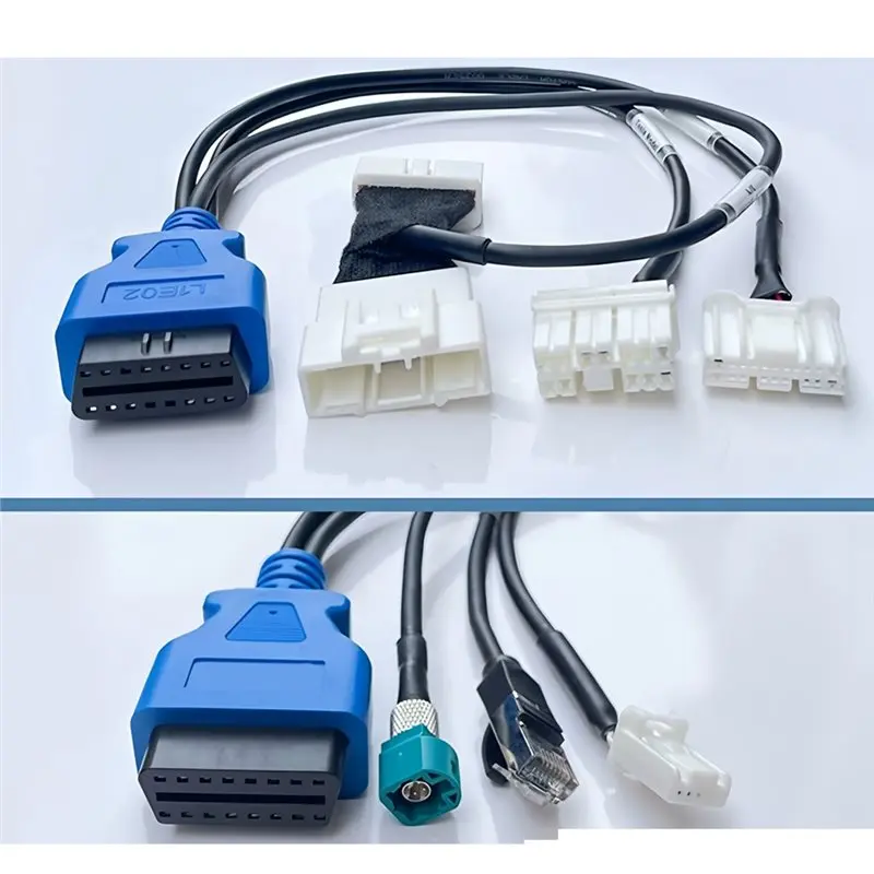 A22E-For TESLA LAN + CAN Diagnostic Cable For Tesla OBD2 Diagnostic Interface For 2021 Model 3/Y/X/S