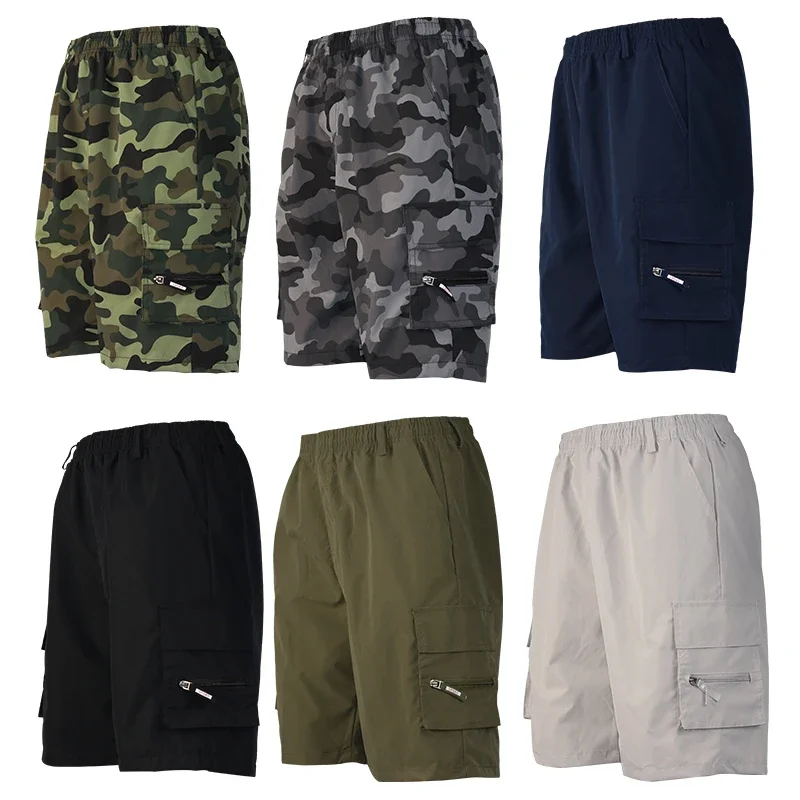 

Summer Men's Camouflage Tactical Cargo Shorts Ideal for Jogging and Sports