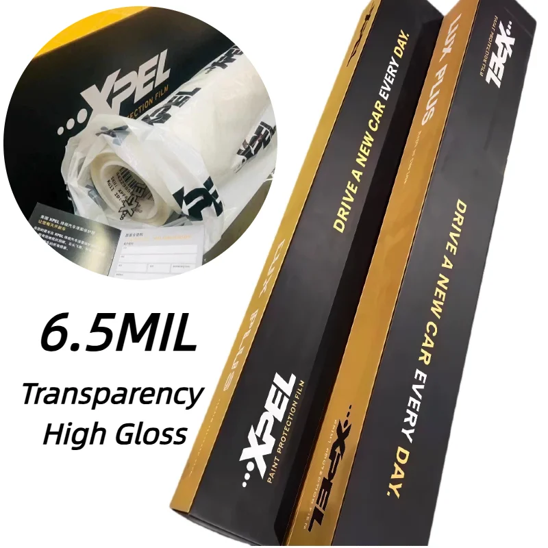 

Пленка XPEL PPF TPU 6.5mil, прозрачная, глянцевая, для защиты автомобильной краски, УФ-стойкая, водоотталкивающая, антивозрастная