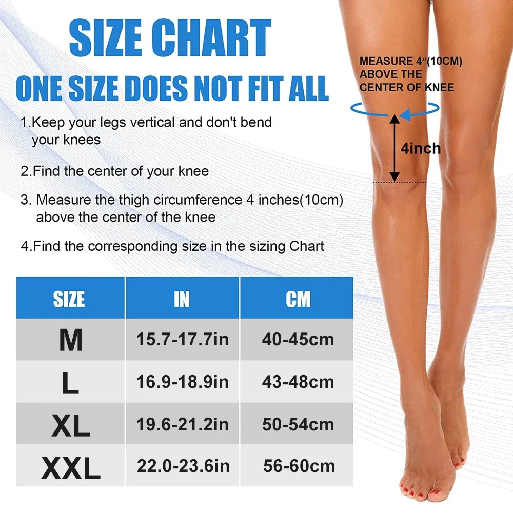 Adjustable Pressurized Knee Brace Knee Support with Side Stabilizers