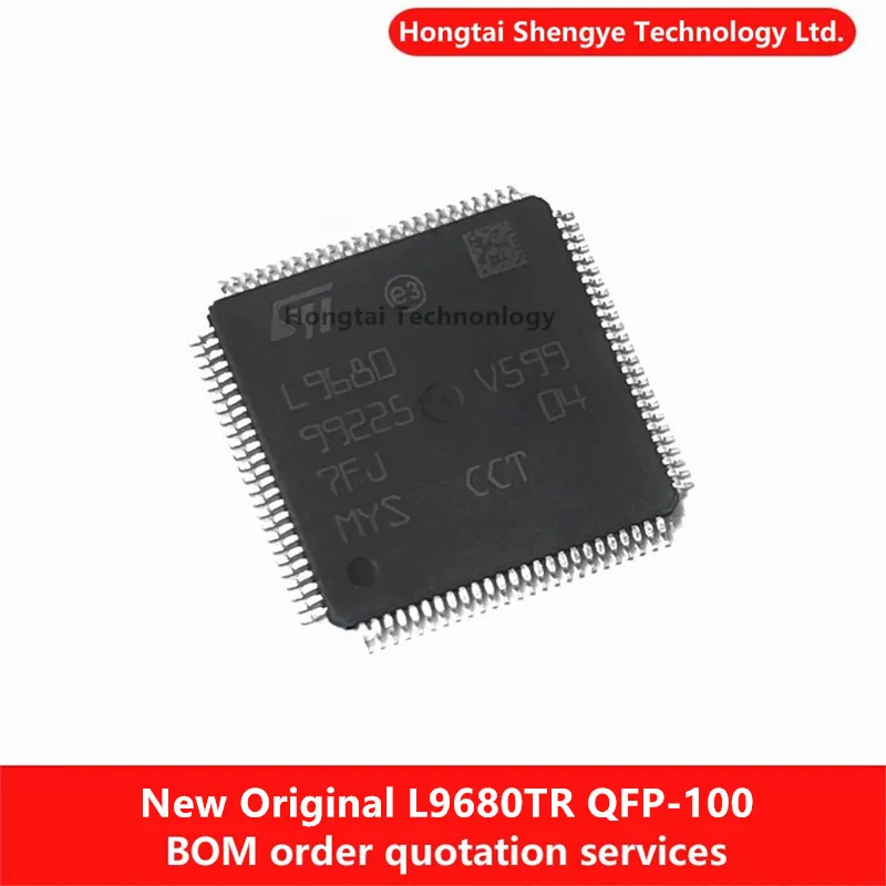 

New Original L9680 TQFP-100 L9680TR Power Management Chip Car Computer IC Chip