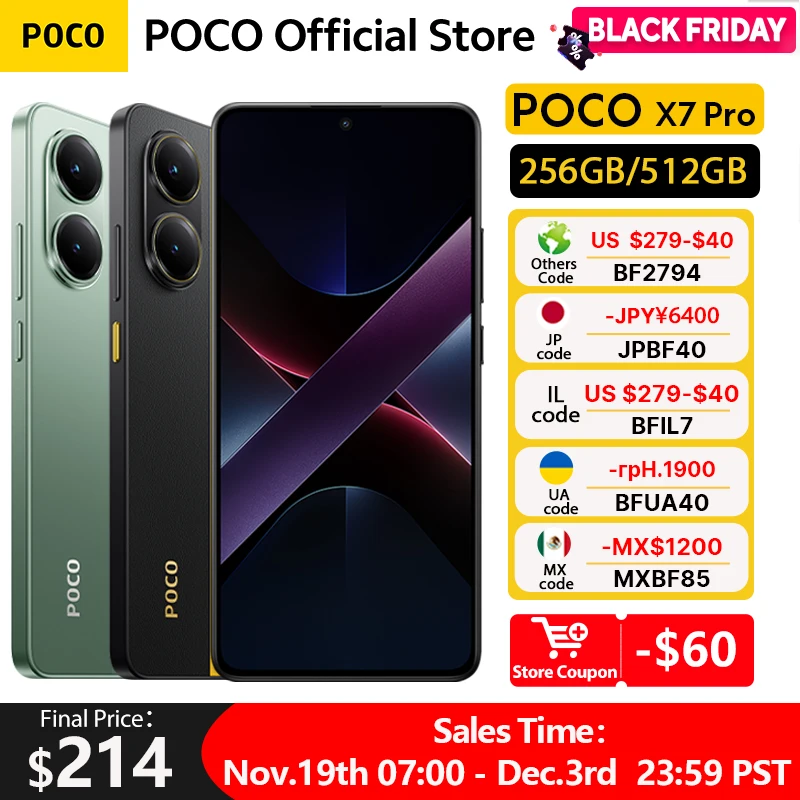 yZ[zPOCO-X7 Pro NFCX}[gtH,O[oo[W,256GB, 512GB, 6.67C`,1.5K AMOLEDfBXvC,6000mAh, 90W[d,50MPJ,ois