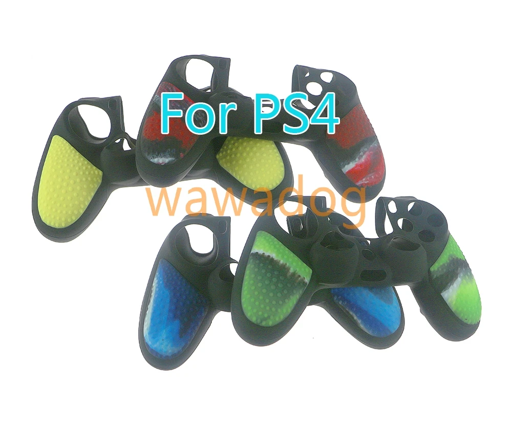 16-個-2-色の滑り止めシリコンカバースキン-dualshock-4-ps4-コントローラケースプレイステーション-4-ゲームアクセサリー