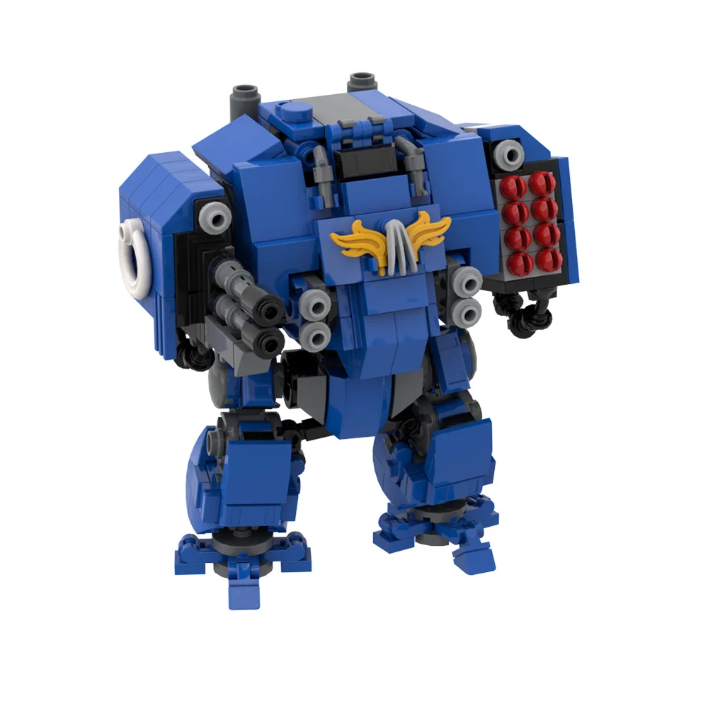 MOC 40K juego Mecha Ballistus Dreadnought Robot de bloques de construcción modelo de alta tecnología Mecha Battle Robot ladrillos juguetes niños