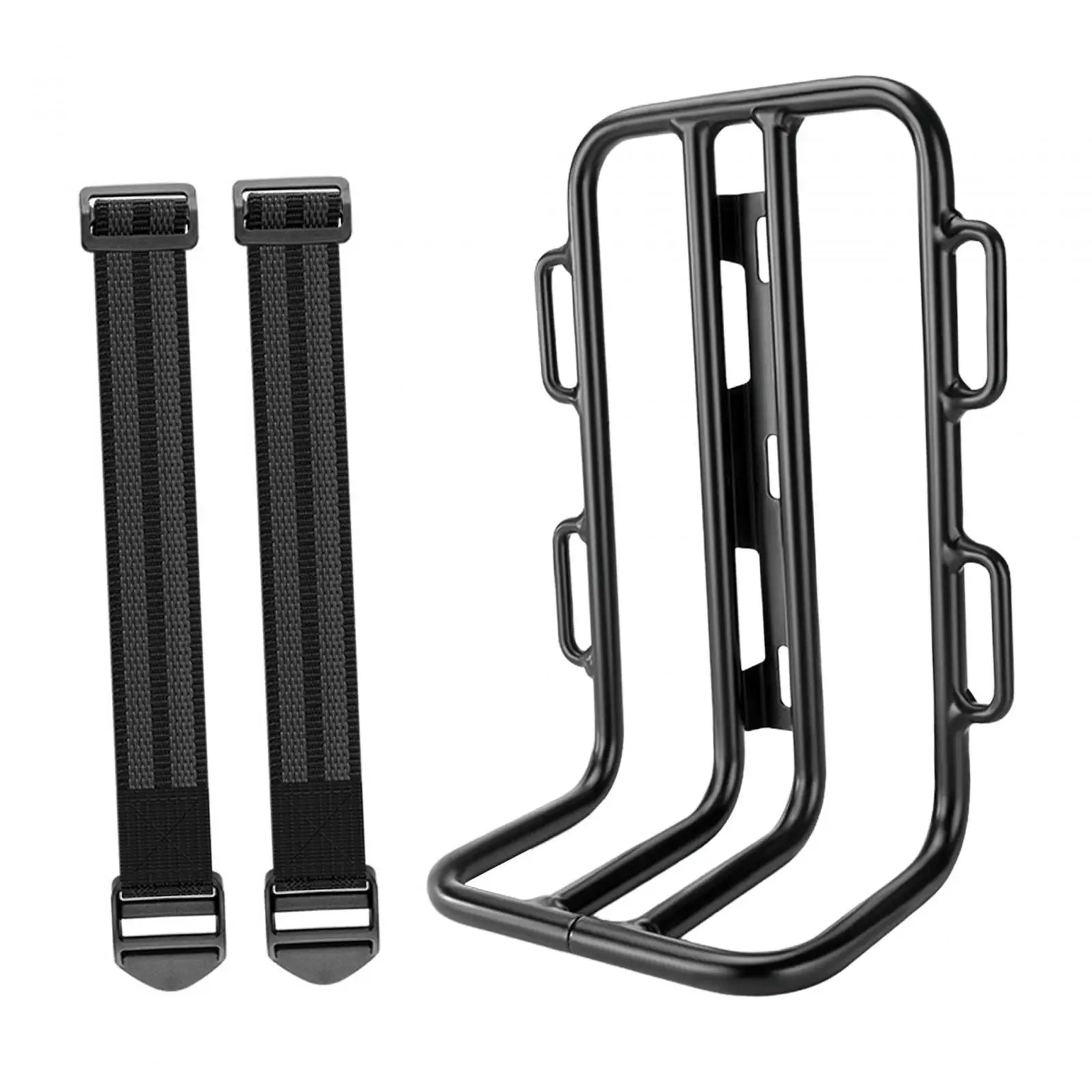 Bike Front Carrier Rack Support Touring Carrying Cargo Pannier Luggage Shelf for Trip Cycling Travel Folding Bike