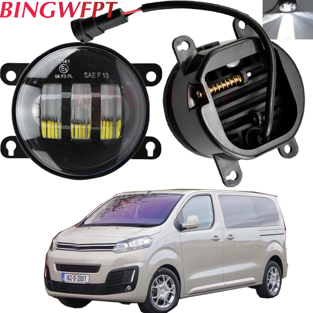 Faros antiniebla LED para Citroen, C3, C4, C5, C6, D3S, D4S, Jumpy, c-crosser, Xsara, Picasso, 1999-2015, 2 uds.