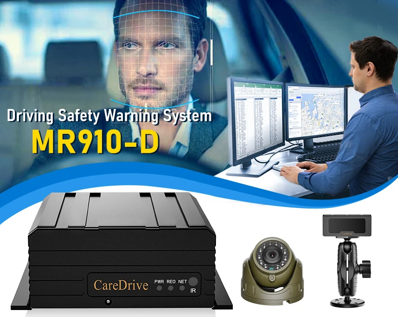 

MR910-D Fleet Cmsv6 Gps Full Hd Car Hd Dvr SD Card Storage Video Recorder Monitoring AI Mdvr Sleep Drivers Alarm