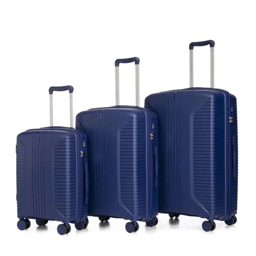 

3 Piece Rolling Luggage Set Carry on Luggage Spinner Wheel Lightweight Suitcase with TSA Lock 20in24in28in