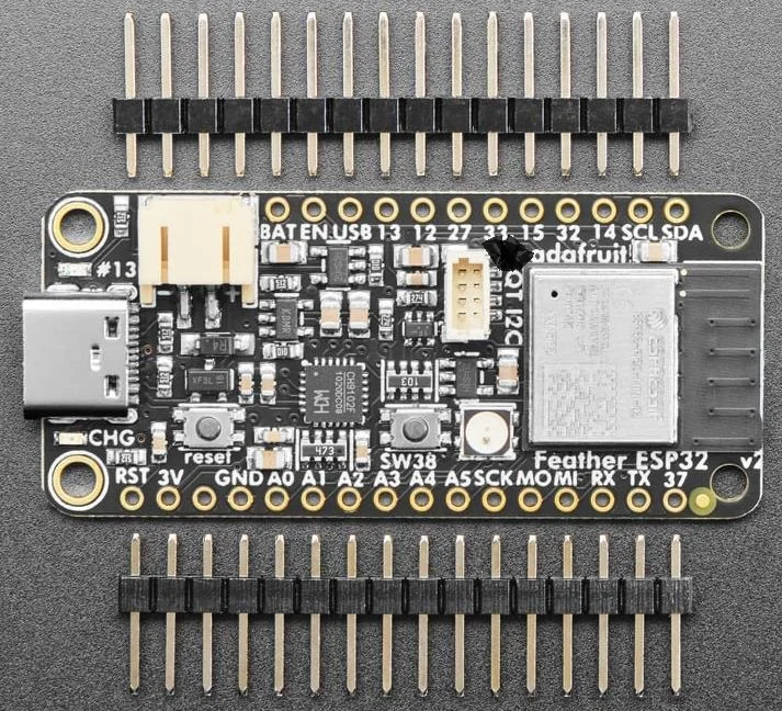 

5400 ESP32 Feather V2 - 8MB Flash + 2 MB PSRAM - STEMMA QT