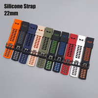 Replace Silicone Strap for TicWatch Pro 3 Ultra GPS/LTE GTW GTX E2 S2 2021 Bracelet Mi Watch color 2/S4 S3 S2 S1 22mm Watch Band