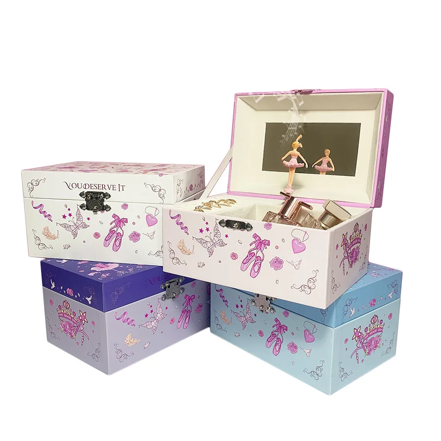 18-Tone Music Box Halloween Merry Christmas Decoration Home Easter Christmas Birthday Gift Jewelry Box Cute Storage box