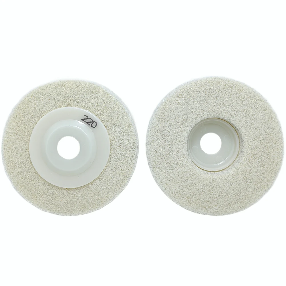4 Inch 100mm Sponge Fiber Polishing Pad Grit 60-3000 For Stone Renovation Of Marble Granite Quartz Stone