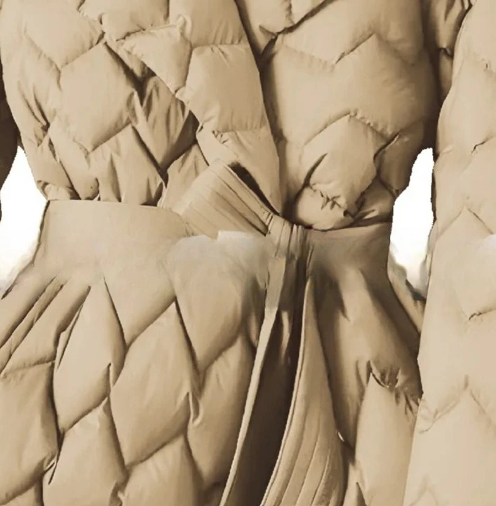 Dunne Parker jas dames herfst winter dikke warme jassen geweven blok trend vetersluiting comfortabele Y2k jas parka's