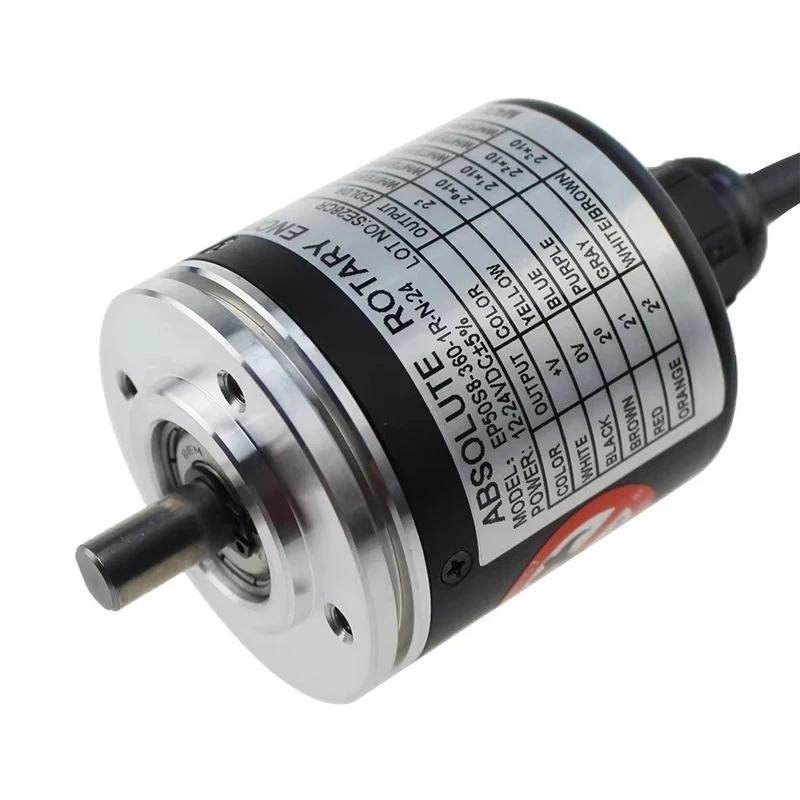 Encoder automatico EP50S8-360-1R-N-24 Encoder rotativo assiale assoluto 360PPR