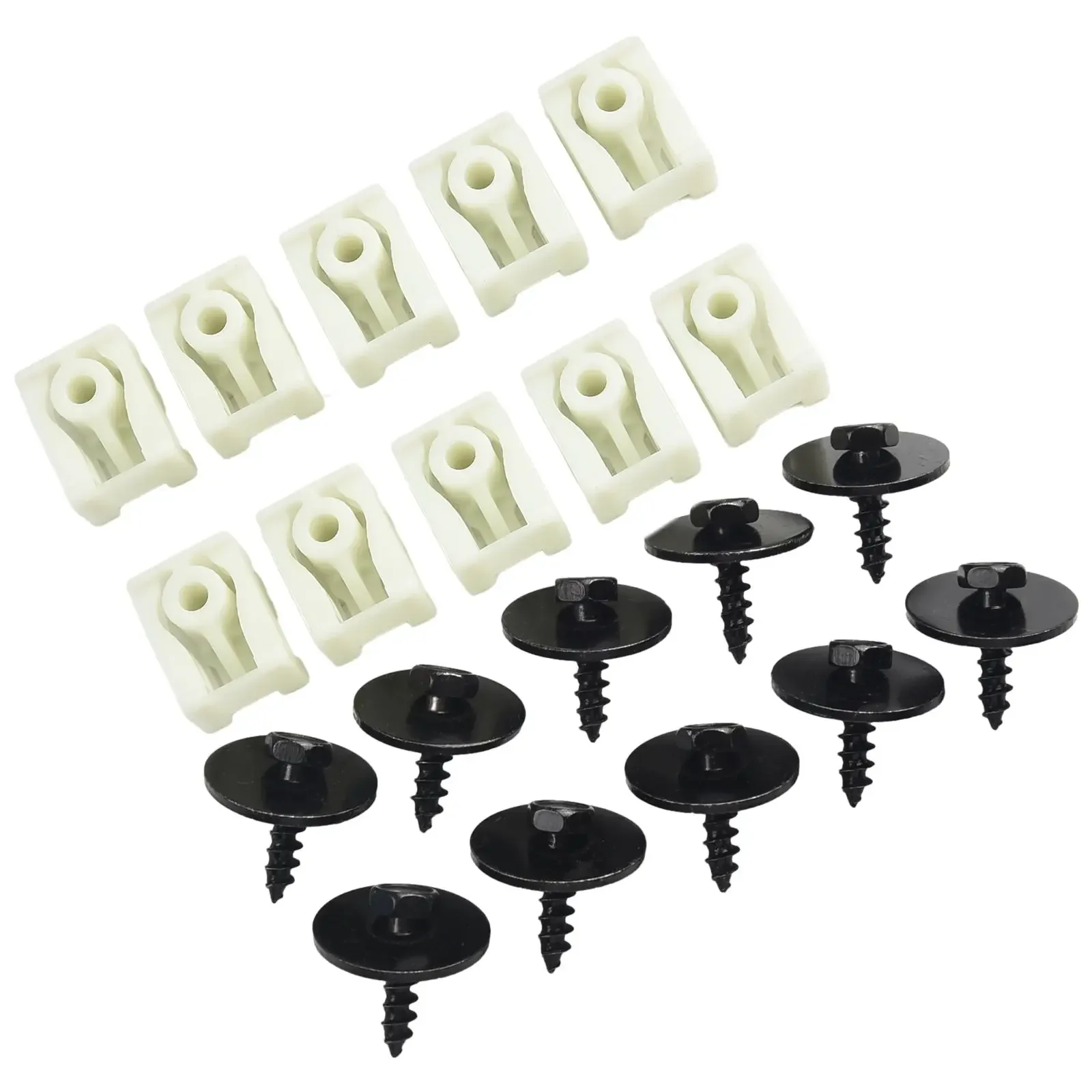 Complete Set Of C Clips And Hex Bolts For BMW Front Mudguard Liner 20pcs Clips Parts 07147311312 And 07149213164