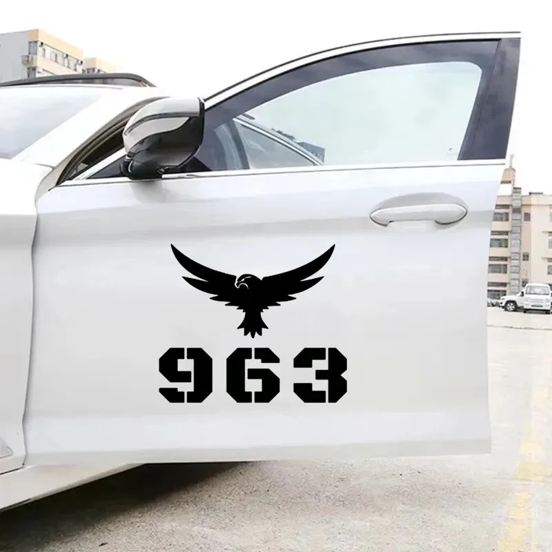 الأزياء 963 النسر خريطة سيارة ملصق ملصق حائط من الفينيل للماء السيارات على باب السيارة الوفير النافذة الخلفية الديكور #6