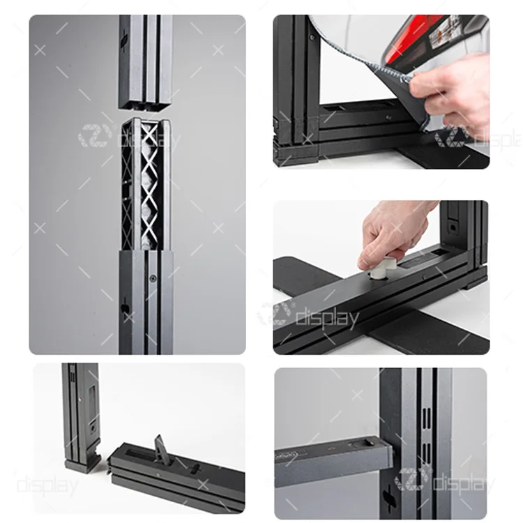 Modulare erweiterbare Messe-Ständer 10 x 20 Ausstellungsständer 3 x 6 tragbare Ausstellungsstand mit Aluminiumrahmen