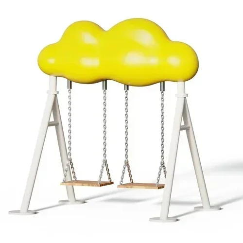 

Outdoor stainless steel cloud swing net red check-in photo device scenic park non-powered amusement equipment
