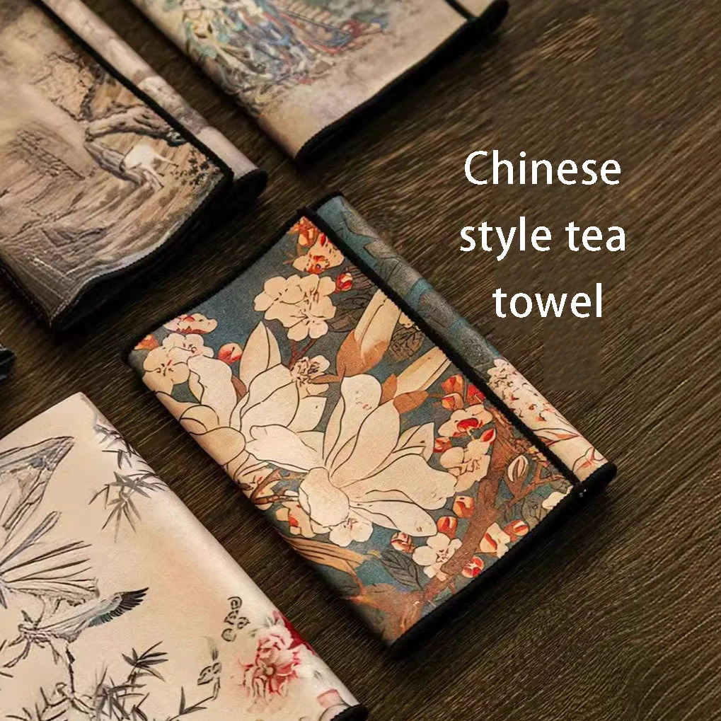 

1 Piece Of Chinese Water Absorbent Tea Table Towel Tea Pot Special Tea Cloth