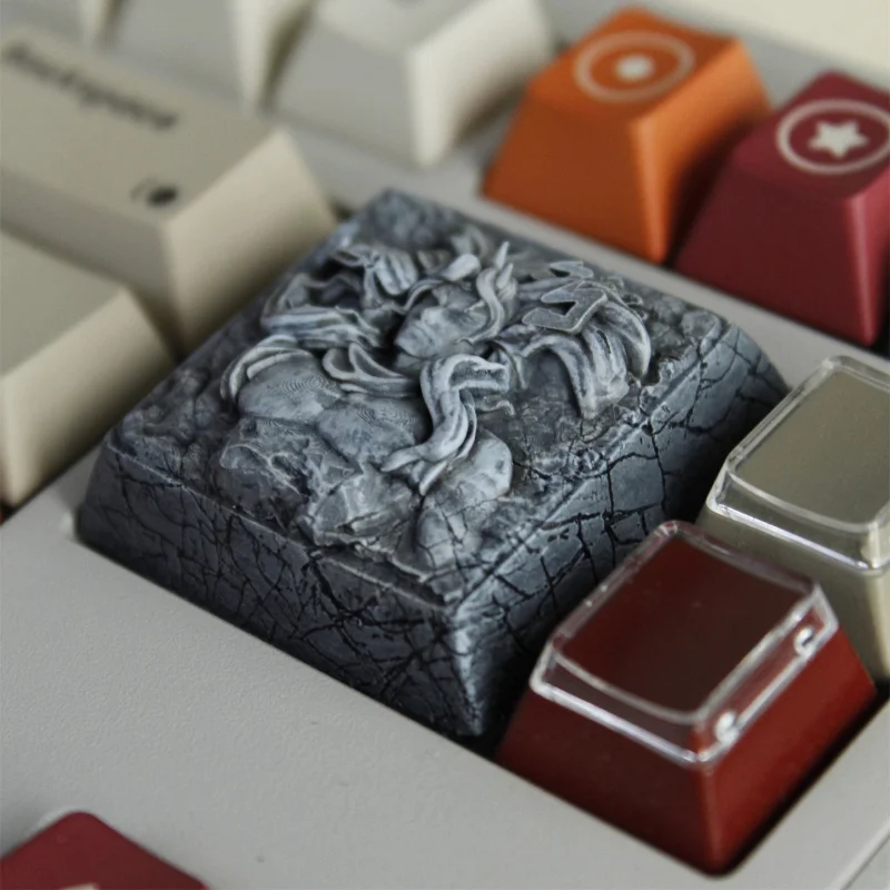 أنيمي جوجو مغامرة غريبة Keycap الراتنج تخصيص اليدوية الحرفي 4U كيكابس للهدايا ملحقات لوحة المفاتيح المخصصة