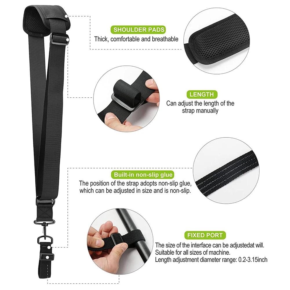 

Universal Grass Trimmer Shoulder Strap Adjustable Nylon Belt Comfortable Lightweight Garden Mower Yard Tool Accessory