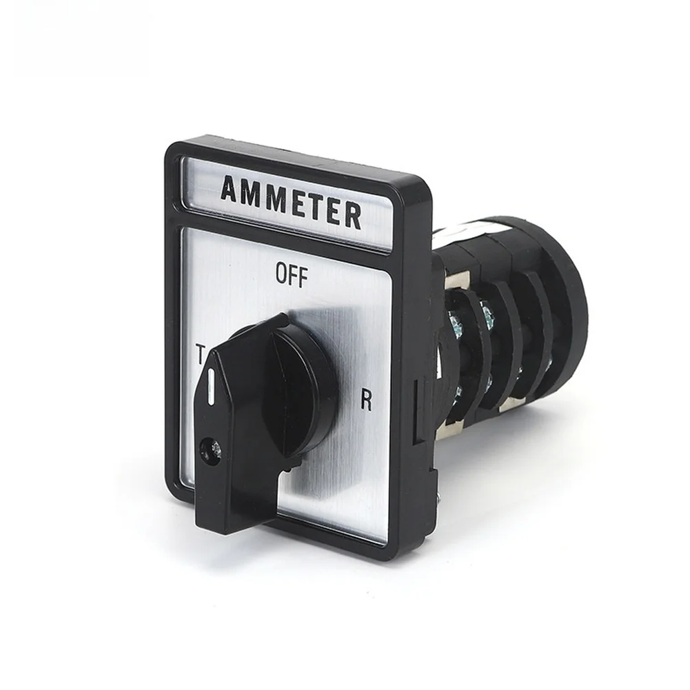 4 Section Transfer Switch OFF-R-S-T 4 Position Changeover Switch for Electrical Systems Silver Alloy Contacts 500V
