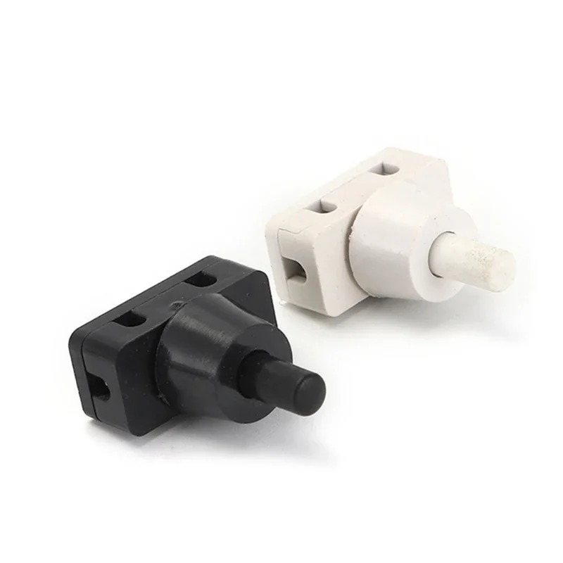 1 Stück selbstsichernder EIN/AUS-Druckschalter AC250V 10A 2 Pins Rastschalter für Lampen Industriefeld Mini-Netzschalter – Detail 10