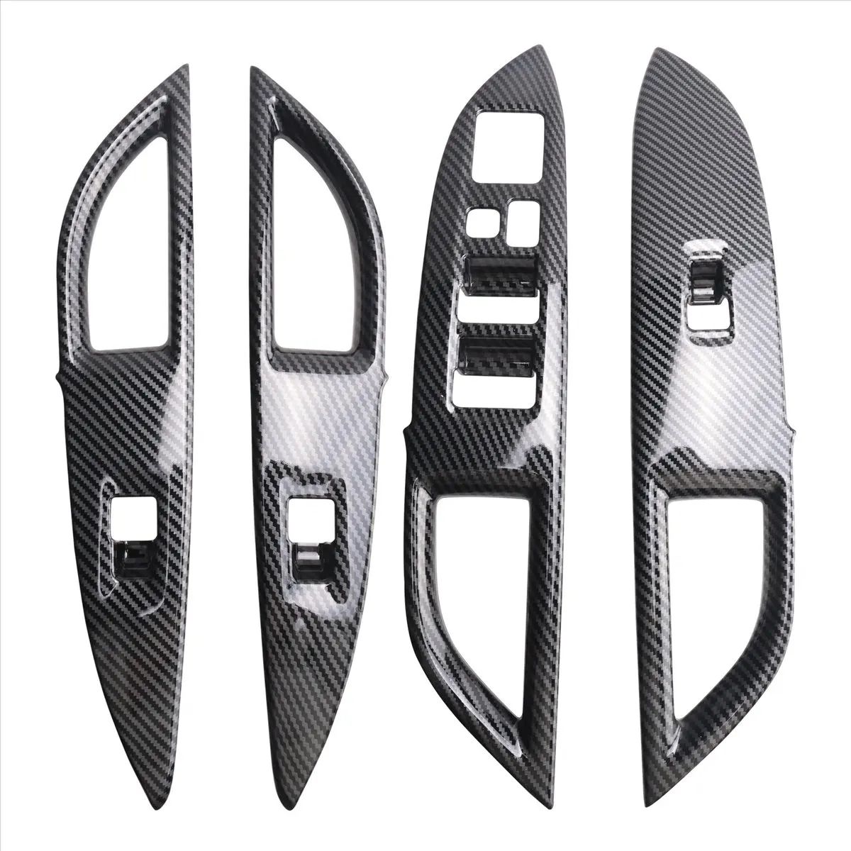 Super Sale ABS Inner Door Armrest Window Lift Switch Button Cover Trim for Mitsubishi Outlander 2013-2019 Car Accessories