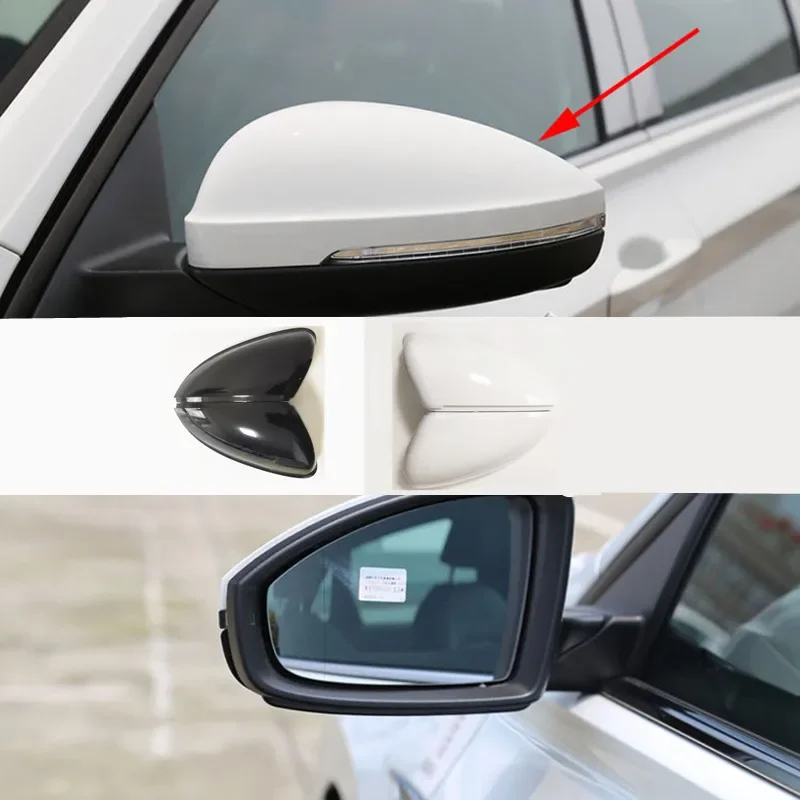 

Side Mirror Cover For Volkswagen Jetta MK7 2019 2020 2021 2022 2023 Rearview Mirror Housing Shell Automotive Accessories