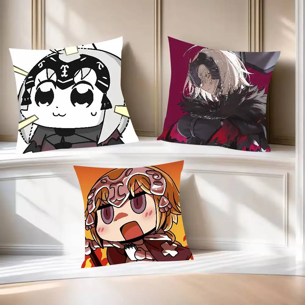 Hot Cute Pretty Girl Jeanne D'Arc Cushion Cover Decor Home Throw Pillow Covers For Couch Camping Pillow Cover Decorations
