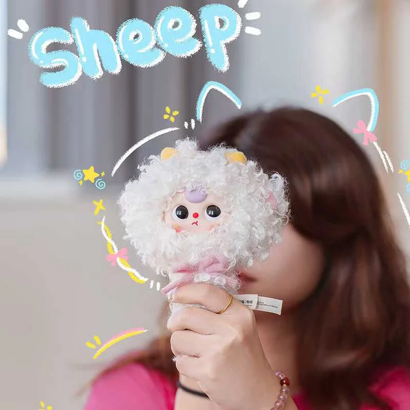 In Stock 100% Genuine Baby Three Magic Mirror V2 Small Mirror Series Mysterious Blind Box Super Cute Doll Ornaments Holiday Gift