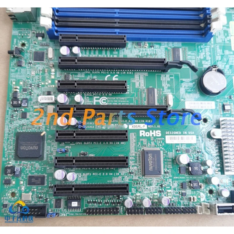 X9SRL-F Server Motherboard For Supermicro 2011 X79 Support E5 2680V2 C602 High Quality