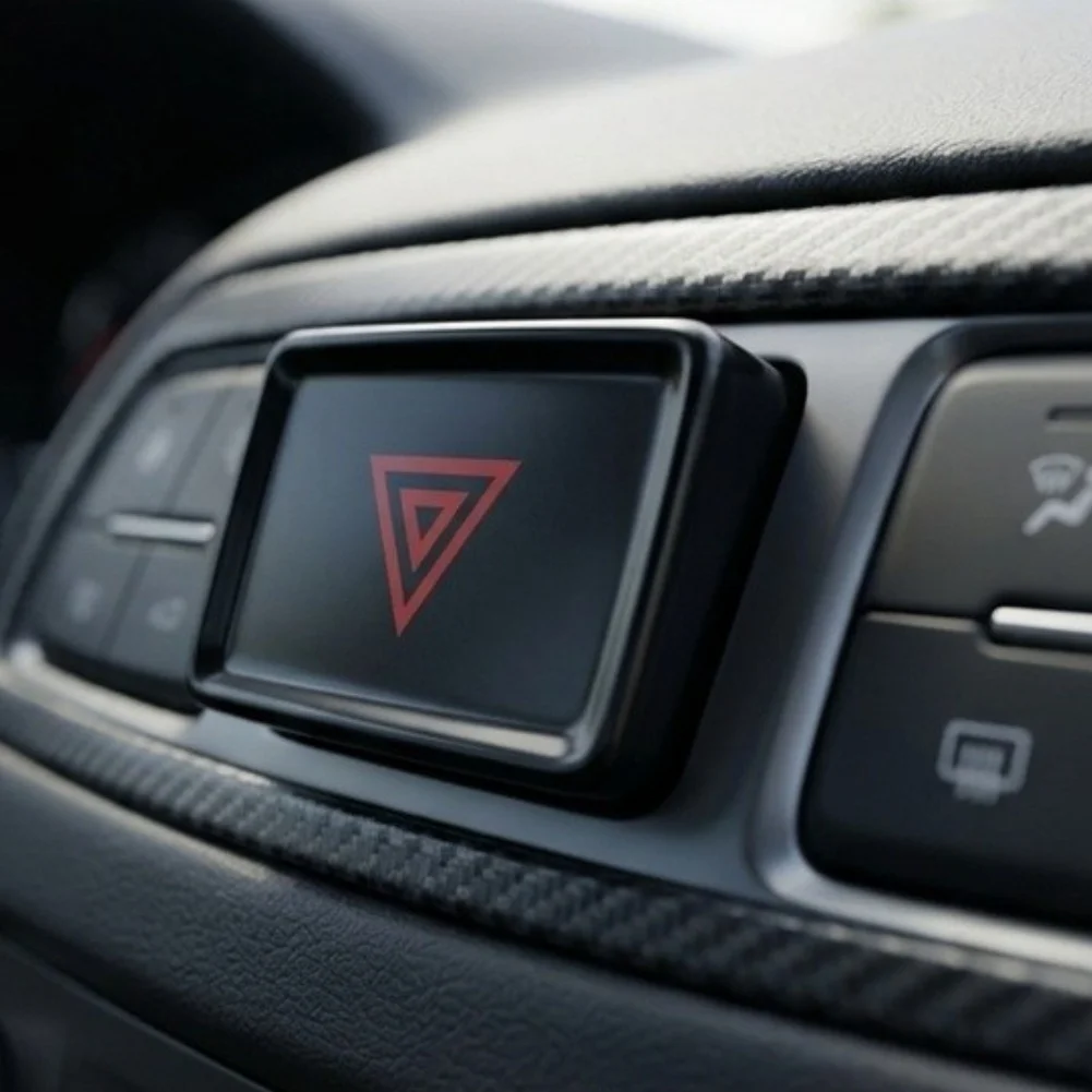 Hazard Light Switch Button 2SD953509A Glossy Black for For Lavida For XR 2023 2024 Direct Replace No Coding Required