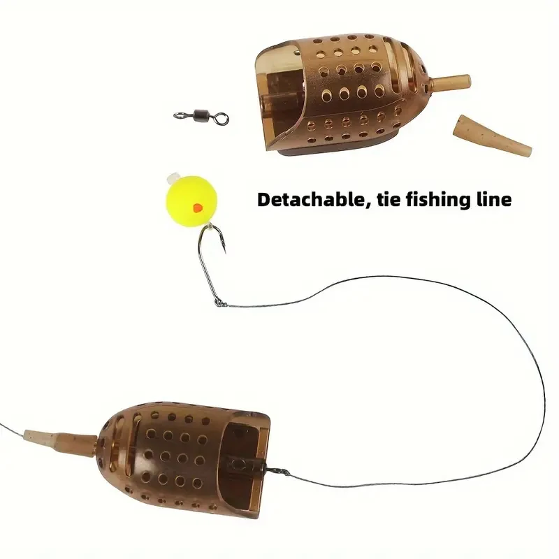 وحدة تغذية الحبيبات والماغوت المضمنة - 3 مقاسات (1.06/1.41/1.76 أونصة) لصيد سمك الشبوط والخشن | معالجة الطعم الثقيلة #2