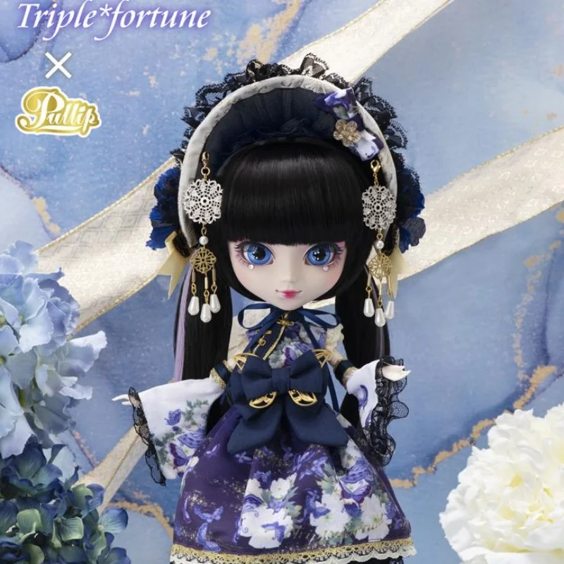 

Подлинная кукла Pullip 1/6 Bjd, этикетка P-280, тройная модная кукла Fortune Fu-Tillet, оригинальная коробка, коллекционная модель, украшение, подарок для девочки
