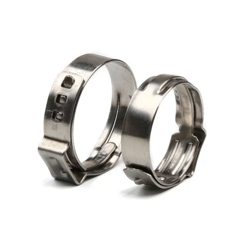 Imagen 2 del producto 130 Uds. Abrazaderas de manguera de una sola oreja con alicates o 130 Uds. Abrazaderas de manguera o 1 Uds. Abrazaderas de manguera de acero inoxidable 304 anillos de abrazadera de cincha