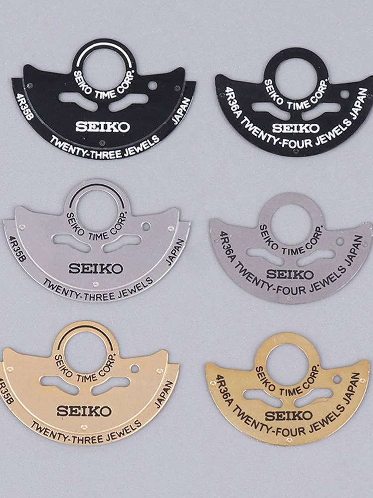 NH35 Movement Watch Movement Parts NH35 To 4R35B Rotor NH36 To 4R36A Movement Automatic Hammer Patch Metal Sheet Lettering Rotor